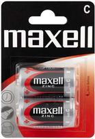 Baterija - Maxell R14 2BL 1.5V Cinko-Anglies Baterijos