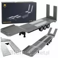 Žemaplatė priekaba „Scania 770S“ modelis, „Huina“, raudona, 1:18