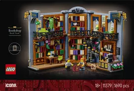 LEGO® 11379 Icons Knygynas: knygų lentynos dekoras