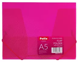Dėklas dokumentams PATIO su gumele, PP, A5, vnt.