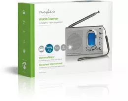 „Nedis“ radijas RDWR1000GY AM/FM/SW 1,5 W Pilkos spalvos