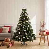 Dirbtinė Kalėdų eglutė su burbulais 120 cm 150 LED Šilta balta