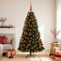 Dirbtinė Kalėdų eglutė su burbulais 120 cm 150 LED Šilta balta
