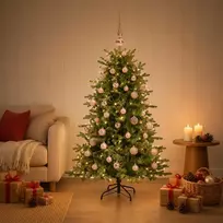 Dirbtinė kalėdinė eglutė su rutuliuku 120 cm 150 LED
