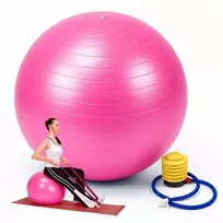 Relaxdays Gimnastikos kamuolys su pompa, PVC