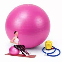 Relaxdays Gimnastikos kamuolys su pompa, PVC