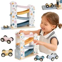 Viga Toys PolarB automobilių trasa vaikams 4 automobiliai