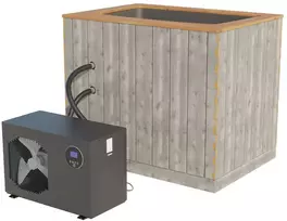 Harvia Kirami Premium NordicIce S šalto vandens kubilas su Dualex šilumos siurbliu, 500 l