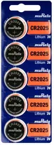 Baterija - Energizer CR2025 5 vnt. 160 mAh