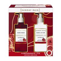 SUNDAY RAIN POMEGRANATE + FIG rankų prausiklis + rankų losjonas (2 x 440 ml)