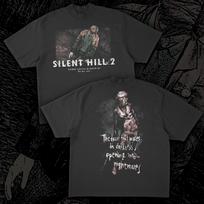 Vasaros Silent Hill 2 marškinėliai medvilniniai aukštos kokybės drabužiai kasdieniai trumpomis rankovėmis apvalaus kaklo marškinėliai suaugusiems dideli marškinėliai L gray