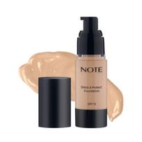 NOTE - Detox and Protect Foundation - 8 Shades 103# Pale Almond - 30ml beige