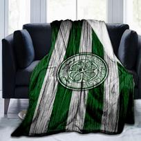 Cel-tic Futbolo Klubo Herbas Spausdinta Antklodė Minkštos Flanelinės Antklodės Sofai Lovai Dovanos Vyrams Moterims Pikniko Antklodė Kalėdinės Dovanos 75x90cm