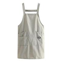 Anti-fouling Kitchen Apron Oil-proof Catering Work Clothes Modern Chef Apron  for Home Kitchen pilka