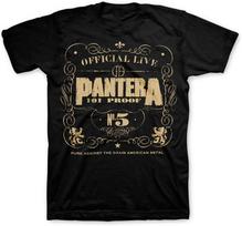 Official Live Pantera 101 Proof No 5 American Metal T-shirt XXXL beige