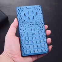 Crocodile Claw Genuine Leather Magnetic Flip Phone Case for OnePlus 13 13R 12 12R 11 11R 10 10T 10R 9 9R 9RT Pro Wallet Cover OnePlus 13R gray