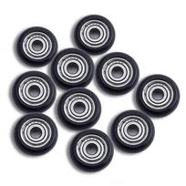 10 vnt. 625Zz Pom guoliai Pasyvus apvalus ritininis ratas 5X21.5X7Mm 3D spausdintuvui juoda