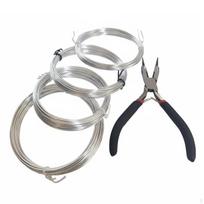 Aluminum Armature Wire, Craft DIY Sculpture Support, Soft Clay gray