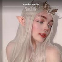 5 vnt. Helovino vorų tatuiruočių lipdukai, veido makiažas, vakarėlio dekoras M01 5 vnt. Elf Ears One Size gray