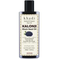 Kalonji Black Seed Hair Oil, Herbal and Natural, Controls Dandruff, Treats Hair Fall, Promotes Hair Growth, SLS and Paraben Free, 210 ml white