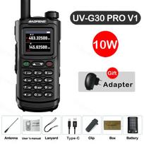 Baofeng UVG30 Pro V1 Walkie Talkie Dual Band Portable Radio Upgrade UV-16 10R Two Way Radio Support High Gain Antenna