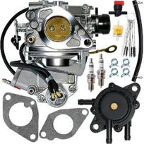 Replacement Carburetor for Honda GX610/GX620 18HP/20HP V-Twin Engine (16100-ZJ0-871/872, Solenoid)