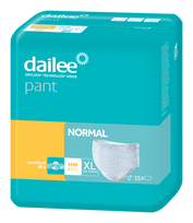DAILEE Normal XL sauskelnės-kelnaitės šlapimo nelaikymui – 15 vnt.