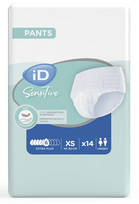 ID Sensitive Pants Extra Plus XS (40-80cm) sauskelnės-kelnaitės, 14 vnt.