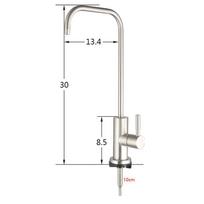 Stainless Steel RO Water Faucet Reverse Osmosis Water Filtration System Water Filter Faucet Kitchen Drinking Water Faucet white