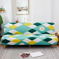 Sofa-lova užvalkalas Tampri slipcover 3 vietų be porankių Sofa užvalkalai svetainei Universalus sofos užvalkalas be porankių sulankstomas S(120-150cm) blue