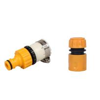 T8 daugiafunkcinis aukšto slėgio automobilio plovimo putų indelis su prailginta rankena Universal + Connector + Quick Connect orange