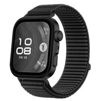 Nailono pintas dirželis Huawei Watch Fit 4 Pro/4 3 laikrodžiui Originalus oficialus apyrankė kvėpuojantis laikrodžio dirželis Correa for Huawei Watch Fit 4/3 Watch Fit 4 Pro juoda