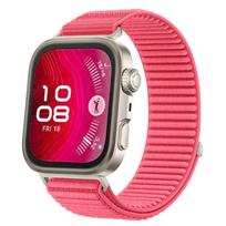 Nailono pintas dirželis Huawei Watch Fit 4 Pro/4 3 laikrodžiui Originalus oficialus apyrankė kvėpuojantis laikrodžio dirželis Correa for Huawei Watch Fit 4/3 Watch Fit 3 red