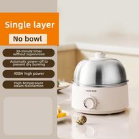 400W Electric Boiler Breakfast Multicooker Steamer Automatic Home Egg Cooker with Timer Steaming And Custard Maker UK orange