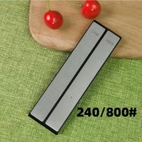 2pcs Diamond Sharpening Stones Set Multi-Grit Knife Tool Sharpener with Angle Guide for Outdoor Kitchen Use S beige