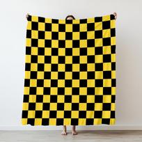 Juoda ir balta Grotelės Spalvinga Geometrinė Plona Antklodė Antklodė Pietų Metui Sofos Lovoje Kaip dovana draugams 75x90cm yellow
