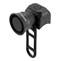 Elektrinis dviračio garso signalas 120 dB garsus IPX4 atsparus vandeniui USB įkraunamas mini MTB kelių kalnų dviračio vairo pavojaus varpelio dviračio priedai Charging juoda