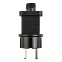 Maitinimo adapteris 1 vnt. Maitinimo transformatorius Vairuotojas Girliandoms 2 kontaktų jungtims Koduotas IP44 31V DC Maks. 3,6 W China Mainland black