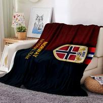 Norwegian Flag Map Blankets Flannel Printed Breathable Warm Throw Blanket for Home Office Bedspreads 0708a132 75cmx90cm