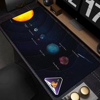 Outer Wilds pelės kilimėlis Natūralaus kaučiuko žaidimų pelės kilimėlis PC nešiojamojo kompiuterio žaidimų stalo kilimėlis Didelis kompiuterio klaviatūros žaidimų pelės kilimėliai 80x30cm 30cmx80cm(11.8x31.5inch)