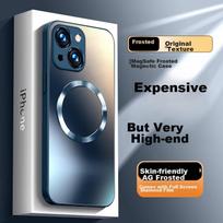 Phone Case for IPhone 14 Plus, MagSafe Compatible Protective Cover with Magnetic Charging, Frosted Full Protection Anti-Drop Case, Sapphire Blue
