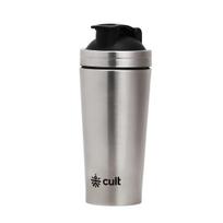 CULT Stainless Steel Shaker Bottle 700ML – Durable, Leak-Proof, BPA-Free Protein Shaker with Wire Mixer – Gym, Fitness, Travel & Daily Use – Lig gray