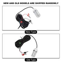LED Night Fishing Light Underwater Submersible Boat Marine Lamp (5050-108 LED Beads) black