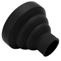 Universal Collapsible Hair Dryer Diffuser Portable Travel Folding Hair Blow Dryer DiffuserBlack juoda