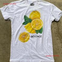 Beyonce Lemonade Tour Short Sleeve White Color Classic Shirt Kv32603 Vintage Breathable Designer Clothes Stretched Homme S yellow