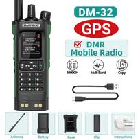 Baofeng DMR DM-32 Digital Walkie Talkie GPS Dual Mode Analog TDMA Dual Time Slot AM FM APRS Digital Call Ham Radio DM-1701 UV-32 US