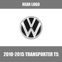 1/2 vnt. Volkswagen VW Transporter T5 2010 2011 2012 2013 2014 2015 Automobilio ASFH5 Priekinių grotelių ženklelis Galinio bagažinės emblemos dangtelis Priedai 10-15 Transporter T5 black