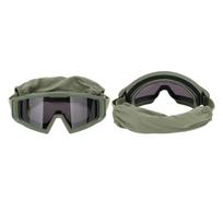 Protective Goggles Impact Resistance 3.8mm Thick Lens Comfortable Fit UV Protection Safety Goggles Green gray
