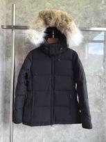 Chelsea Parka Žąsų Pūkų Striukė Modelis 04 - Aukšta Versija 3804L. M juoda