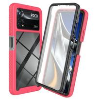 Skirta POCO X6 X5 M5s X3 NFC 360 Protect priekinis galinis skydelis Xiaomi Poco X4 Pro 5G Crystal Case Funda C65 M4 6 3 X 4 5 M buferio dangtelis Poco C65&Case and PET Film